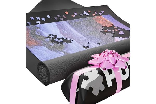 Tapis de Puzzle Rouleau 3000 Pièces - 90 X 150 cm - Enroulé en Secondes - Accessoire pour Puzzles - Puzzlup Tapis de Rangement pour Puzzles - Emballage Ecologique