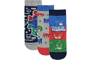 PJ Masks - Chaussettes Pack de 3 - Pyjamasques - Garçon