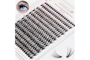 CEVILLAE 240 extensiones de pestañas 40D en racimo, pestañas en D, pestañas individuales, extensiones de pestañas, extensiones de pestañas postizas, pestañas postizas, pe