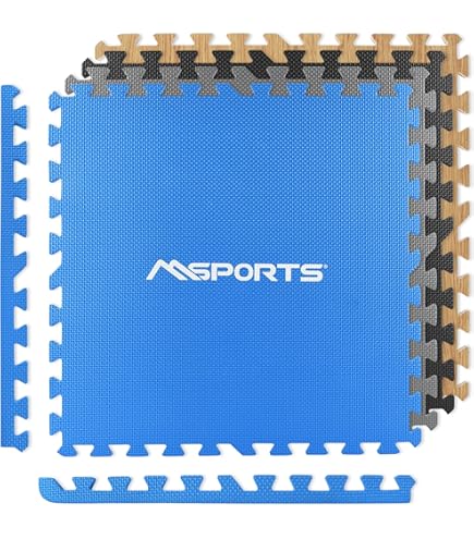 Tappetini Puzzle Per Palestra 8 Pezzi - 3,175 M&sup2;, Spessore 1 Cm, Grigio, Impermeabili E Antiscivolo