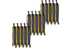 Miko® 15 STK. Sandsäcke - Sandsack Hochwasserschutz – Silosandsäcke ungefüllt – Silosäcke Wassersperre 25 x 100 cm NEU mit Zugband und Tragelaschen