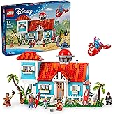 LEGO Disney Lilo ve Sti&ccedil; Plaj Evi 43268-9 Yaş &Uuml;zeri Prenses Seven Kız ve Erkek &Ccedil;ocuklar i&ccedil;in 6 Odası ve &Ccedil;atı G&ouml;zlemevi Olan U