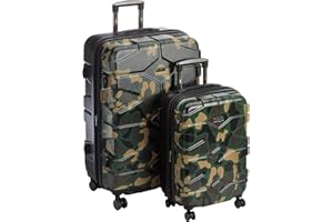 HAUPTSTADTKOFFER - X-Kölln - 2er Koffer-Set Trolley-Set Rollkoffer Reisekoffer, TSA, (S & L), Camouflage matt