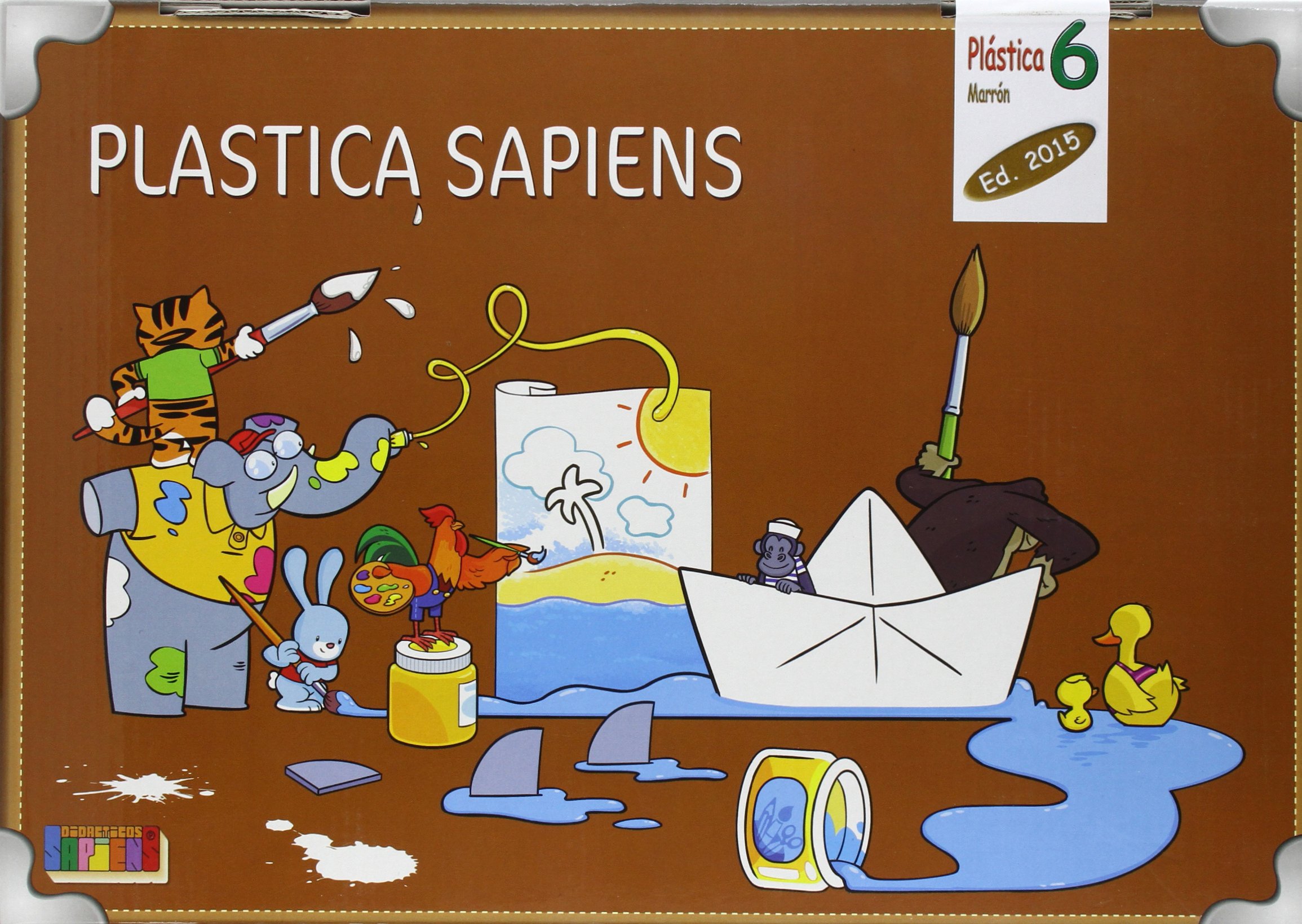 Plástica marrón, dibujo y manualidades, 6º Primaria