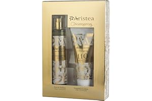 Aristea Numeros 110 - Women's Perfume Set with Oriental Floral Scent – LONG LASTING UP TO 8 HOURS, Gift Set for Women, Gift Box with Parfum Body Spray (50 ml) and Fragrance Lotion (75 ml)