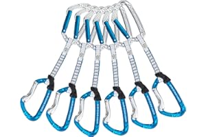 Climbing Technology 2E687FIC0QCTXXP Aerial PRO Set DY Rinvio, Confezione da 6 Pezzi, Argento/Azzurro