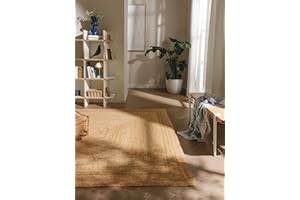 benuta NATURALS Jutta dywan z juty, jasnobrązowy, 200 x 300 cm, nowoczesny dywan do salonu, 4053894838811