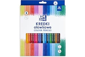 Kredki ołówkowe Oxford Regular 24 kolory