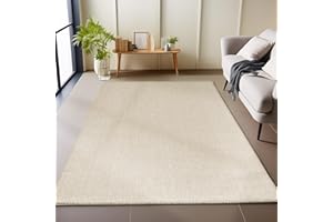 CARPETSALE24 Dywan do salonu, wytrzymały dywan pętelkowy melanżowy jednobarwny ze strukturą, nowoczesny dywan dekoracyjny Cut-Loop, Rozmiar: 80 x 150 cm, Kolor: Beżowy