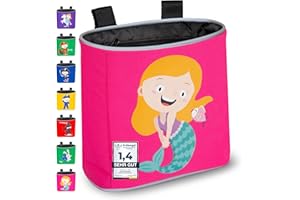 ‎GRINSEZWERGE GRINSEZWERGE Kinder Lenkertasche | Laufrad Lenkertasche | Fahrrad Lenker Tasche | Fahrradkorb Fahrradtasche Laufradtasche Lenkerkorb | Dreirad Scooter Roller Tasche Zubehör Kinderfahrrad |Meerjungfrau