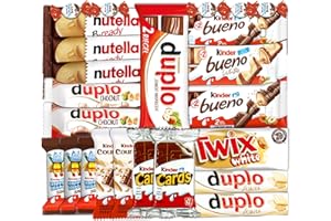 ‎CANDY & BAR Schokolade Mix Box | Geschenkbox | Kinderschokolade | Schokoladen Überraschungsbox zum Verschenken | Geburtstag | Weihnachtsschokolade | Nervennahrung | Schokoladen Box | Candy & Bar ®