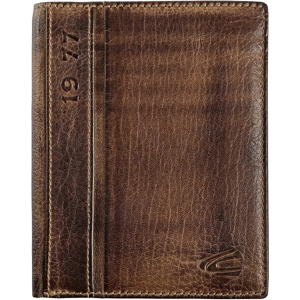 Camel Active Nepal Geldbörse – Vintage-Look, RFID-Schutz, 6 Kartenfächer & Münzfach – Schwarz