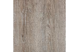 DECOMEISTER Samoprzylepne Płytki Podłogowe Kafelki 30,5 x 30,5 cm PCV Winylowe wodoodporne odporne na ścieranie do kuchni łazienki pokoju 110 Sztuk – 11m² Dąb Jasny