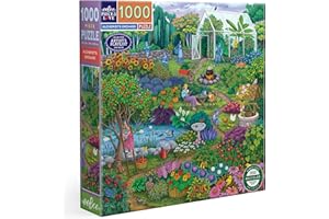 eeBoo Szklarnia Alchemik Karton z recyklingu - Kolorowe puzzle 1000 sztuk - wymiary 58,5 cm z boku, PZTACO