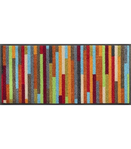 wash dry Doormat Mikado Dots 40 x 60 cm colourful, indoor and outdoor, washable