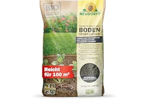 NEUENDORF Neudorff Terra Preta BodenVerbesserer – Bio-Dünger mit Bio-Pflanzkohle zur nachhaltigen Bodenverbesserung aller Böden und Kulturen, 10 kg für 100 m²
