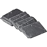 GardenMate® 10er Set Schilder aus Schiefer 10x7cm - Stil naturell