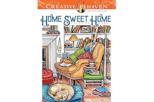 Creative Haven Home Sweet Home Coloring Book