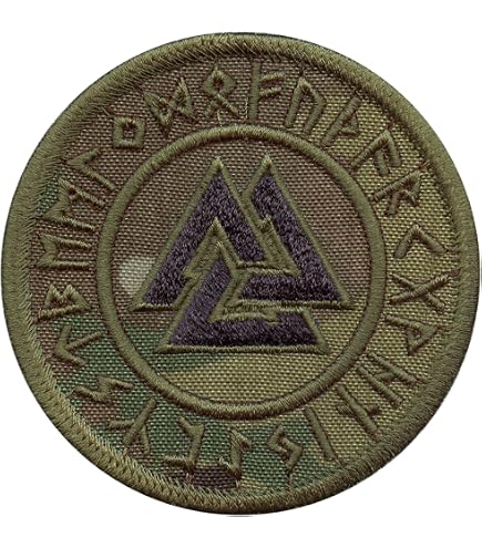 Norse Raben Banner PVC Patch – Wikinger-Motiv, 6,6x7,6 Cm, Klett-Velcro-fähig