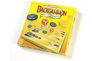 PAUL LAMOND GAMES Traditional Backgammon with Wooden Board & Pieces