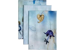 Maison d' Hermine Lazy Summer Days 100% Cotton Set of 3 Multi-Purpose Kitchen Towels | Bar Towels | Spring/Summer (50 cm x 70 cm)