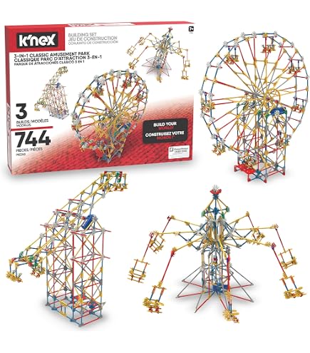K'NEX 13419 Set Di Costruzioni 70 Modelli, 705 Pezzi, Giocattolo Educativo STEM Per Bambini Dai 7 Anni In Su, Aste E Connettori Colorati - 2
