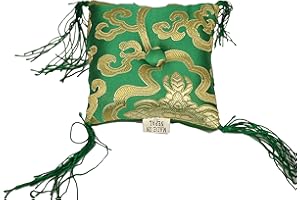 DHARMA STORE Tibetan Singing Bowl Cushion (Green)