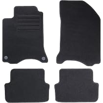 Tapis De Sol Sur Mesure Pour Suzuki Swift Dès 2017 - Noir Velours - Logo Brodé - 4 Pièces