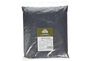 Suma Bagged Down Beluga Lentils 3 kg (Pack of 1)