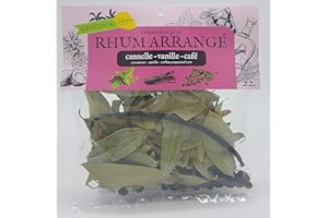 KREOL974 Préparation pour rhum arrange ile de la REUNION saveur CANNELLE VANILLE CAFE