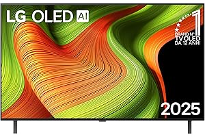 LG OLED AI B5 TV 48 pollici, Smart TV 4K, Processore α8 Gen2, webOS con AI, Dolby Vision e Atmos, Gaming con VRR, GSYNC e FreeSync 4K@120Hz, 4 HDMI 2.1, Alexa, OLED48B56LA 2025