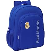 Real Madrid &ndash; Children's School Backpack, Adaptable to Cart, Ideal for School Ages, Comfortable and Versatile, Quality and Re