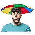 Balinco Folding Umbrella | Parasol Hat | Sun Protection - Headwear for Adults & Children - Perfect for Carnival | Fancy Dress