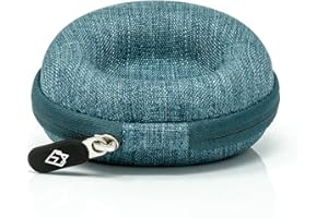 AKIELO Watch Case – Watch Travel Case with Cleaning Cloth and Gift Box – Fits Mens and Womens Wristwatches and Smart Watches up to 54mm (Ocean Edition)