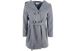 JOPHY & CO. Mantel für Mädchen, zweireihig, mit Kapuze und Taschen (Artikelnummer 2078)