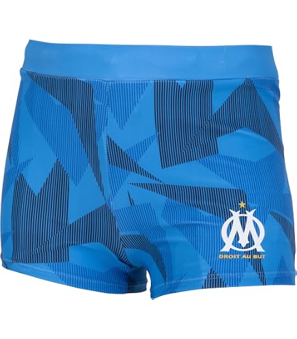 Short De Bain OM – Collection Officielle Olympique De Marseille, Polyester, Tailles Homme S à XXL Et Enfant 4 à 14 Ans