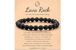 POWWA Stress Relief Anxiety Yoga Bracelet, Natural Crystal Stone Healing Bracelet, Good Luck Gift