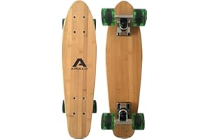 Apollo Fancy Board - Vintage Cruiser, Board Complet | Taille: 22.5'' (57,15 cm) | Skateboard: Petit et maniable| différentes Couleurs