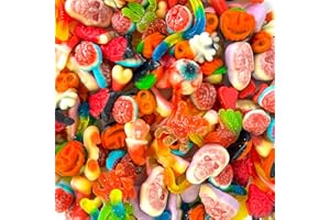 Sweets 1kg Novelty Halloween Pick n Mix Halloween Trick or Treat Themed Sweets by The Sweet Treat Gifting Co.
