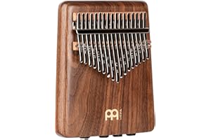 Meinl Percussion Kalimba Kalimba Piano à pouce avec micro – Tuning D B G E C A F D C E G B D F A C E – Noyer, naturel (PKA17AW)