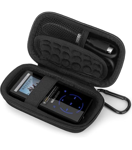 Étui De Protection Pour Lecteur MP3/MP4 - Anti-Choc, Poche Filet - Transport Sécurisé