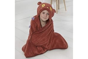 Coco Moon Gruffalo Kids Hooded Bath Beach and Swimming Towel Super Soft For Girls And Boys