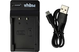vhbw Ladegerät kompatibel mit Casio Exilim EX-Z60, EX-Z29, EX-Z6, EX-Z25, EX-Z65, EX-Z70 Kamera Camcorder/Akku - Ladeschale, Ladeanzeige, 4,2 V