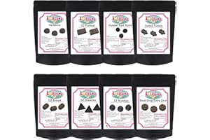 ‎STALLS LOLLYPOP 2 kg holländisches doppelt salziges Erwachsenen Lakritz - je Sorte 250g - für Lakritz Liebhaber