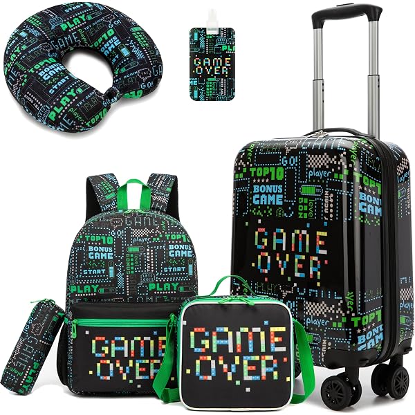 GOPLUS Kinderkoffer Mit Rucksack, Kids Trolley, Kin Produktbild-Vorschau 6