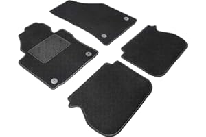 ‎WALSER WALSER Auto Teppiche kompatibel mit VW Caddy III 2004-2015, Caddy IV mit 2 Schiebetüren, Caddy Maxi Life vorne und 1. Sitzreihe, 100% passgenaue Auto Fußmatten Made in Europe, Autoteppich Auto