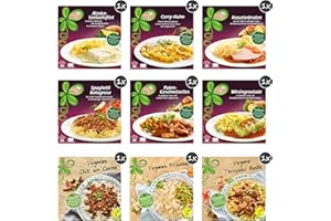 Du darfst Probierpaket - neun verschiedene Fertiggerichte für die Mikrowelle/Wasserbad - inkl. veganen Menüs - Du darfst