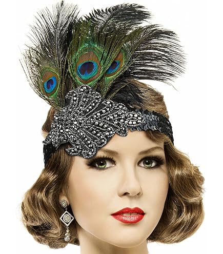 Cerchietto per capelli con piume di Rio ★ Per carnevale e costumi in