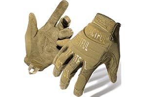 WTACTFUL Guantes de bicicleta flexibles con dedos completos para airsoft, paintball, trabajo y conducción