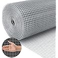 Land Guard 19 Gauge Hardware Cloth, 1/2 inch Chicken Wire Fence, Galvanized Welded Cage Wire Mesh Roll Supports Poultry Netting Cage Fence